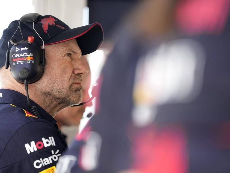 News of Adrian Newey's departure from Red Bull has dominated the Miami Grand Prix build-up. (AP PHOTO)